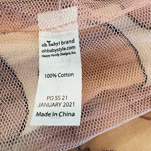 Oh Baby! Balloon Print Skirt Soft pink, muted purple and cream Size 4 - Picture 8 of 8